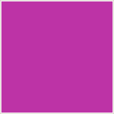 BD33A6 Hex Color Image (DEEP PINK, FUCHSIA, FUSCHIA, HOT PINK, MAGENTA, RED VIOLET)
