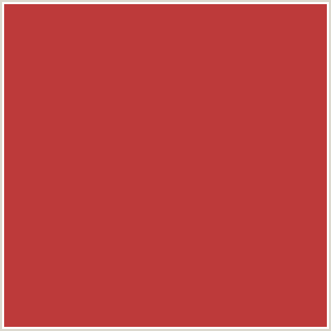 BD3A3A Hex Color Image (MOJO, RED)