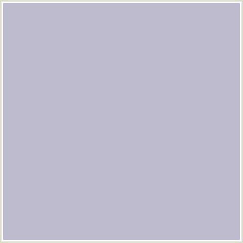 BDBCCF Hex Color Image (BLUE, GRAY SUIT)