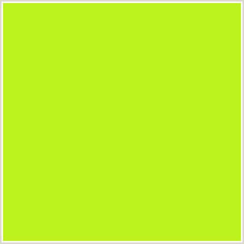 BDF21D Hex Color Image (GREEN YELLOW, LAS PALMAS)
