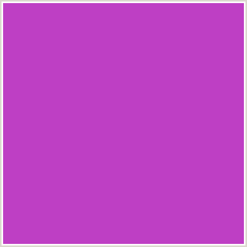 BE3FC4 Hex Color Image (AMETHYST, DEEP PINK, FUCHSIA, FUSCHIA, HOT PINK, MAGENTA)