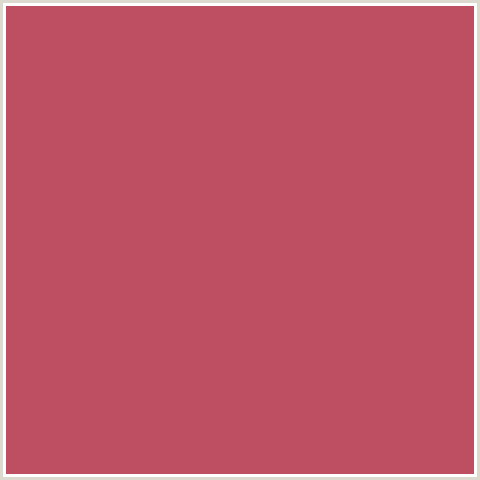 BE4F62 Hex Color Image (FUZZY WUZZY BROWN, RED)