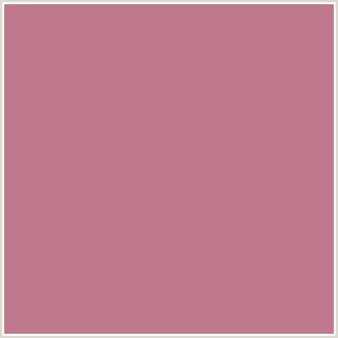 BE798E Hex Color Image (OLD ROSE, RED)