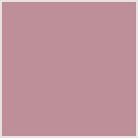 BF8F99 Hex Color Image (ORIENTAL PINK, RED)