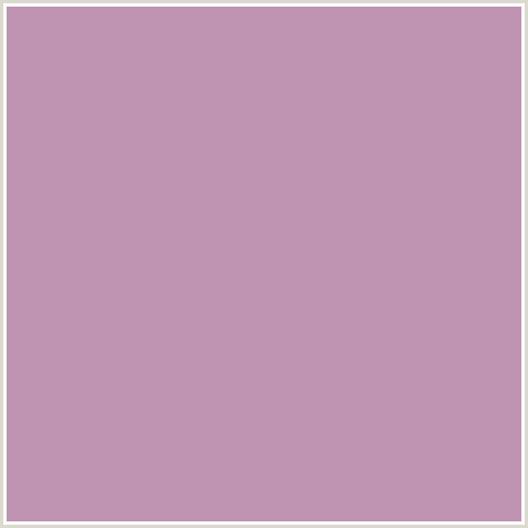 BF94B2 Hex Color Image (DEEP PINK, FUCHSIA, FUSCHIA, HOT PINK, LILAC, MAGENTA)