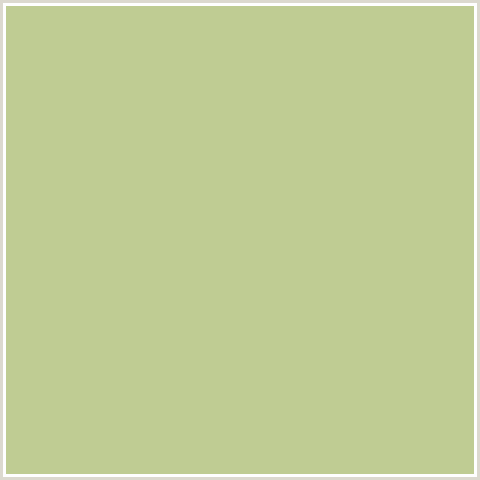 BFCC93 Hex Color Image (GREEN YELLOW, PINE GLADE)