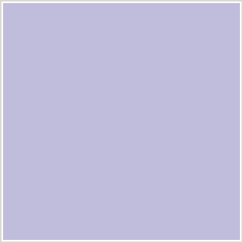 C0BCDC Hex Color Image (BLUE, LAVENDER GRAY)