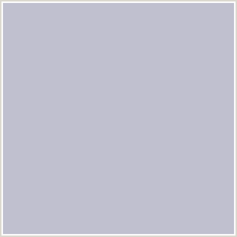 C0C0CF Hex Color Image (BLUE, GRAY SUIT)