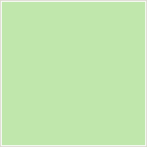 C0E7AC Hex Color Image (GREEN, TEA GREEN)