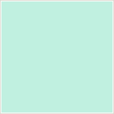 C0F0E0 Hex Color Image (BLUE GREEN, CRUISE)