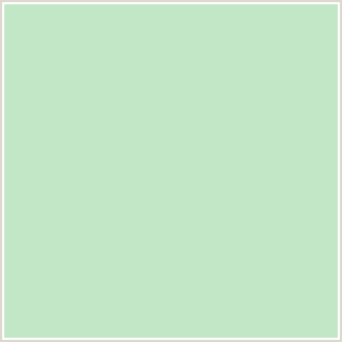 C1E7C7 Hex Color Image (FRINGY FLOWER, GREEN)