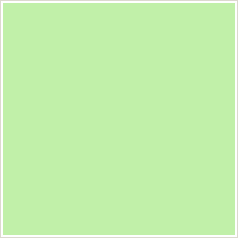 C1F0A9 Hex Color Image (GREEN, MADANG)