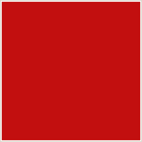 C20F0F Hex Color Image (RED, THUNDERBIRD)