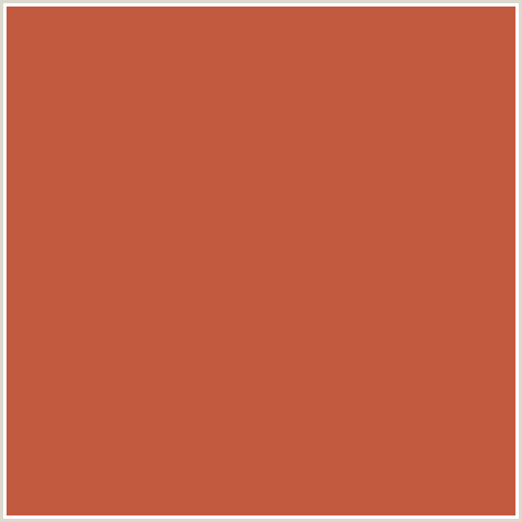C25A40 Hex Color Image (CRAIL, RED ORANGE)