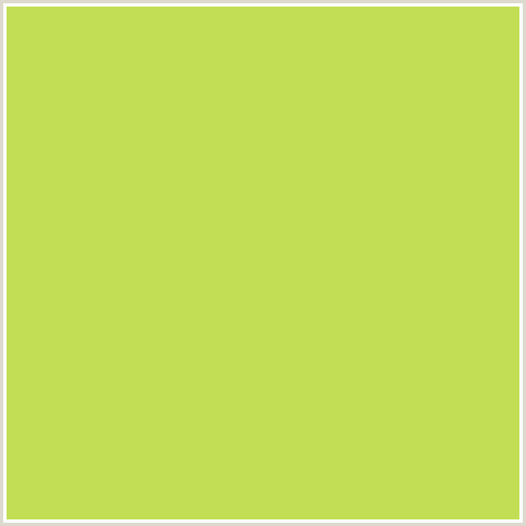 C2DE54 Hex Color Image (CONIFER, GREEN YELLOW)