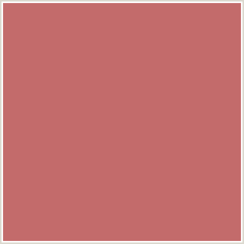 C36B6B Hex Color Image (CONTESSA, RED)