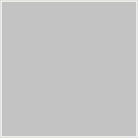 C3C3C3 Hex Color Image (GRAY, GREY, SILVER)