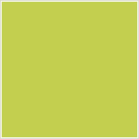 C3CF4F Hex Color Image (TURMERIC, YELLOW GREEN)