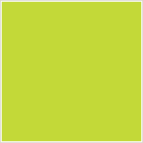 C3D938 Hex Color Image (PEAR, YELLOW GREEN)