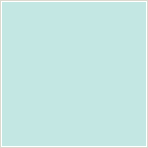 C3E7E3 Hex Color Image (BLUE GREEN, JAGGED ICE)