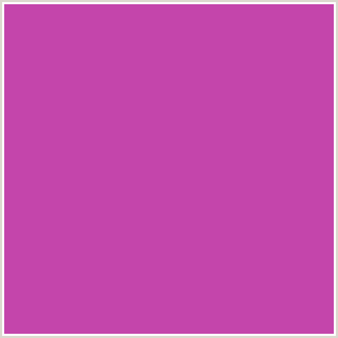 C445AB Hex Color Image (DEEP PINK, FUCHSIA, FUCHSIA PINK, FUSCHIA, HOT PINK, MAGENTA)