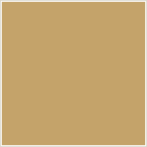 C4A36A Hex Color Image (ORANGE, TWINE)