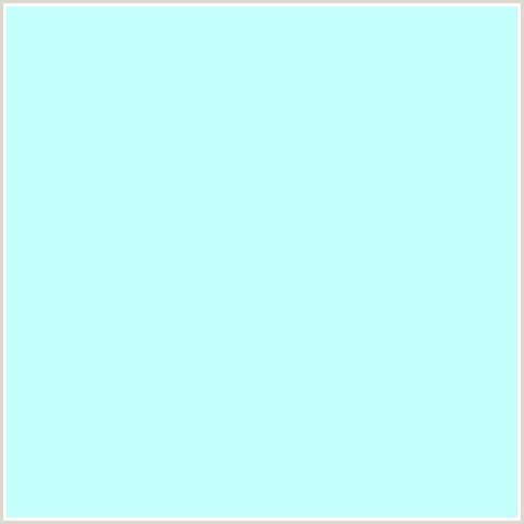 C4FFFC Hex Color Image (AQUA, BABY BLUE, LIGHT BLUE, ONAHAU)