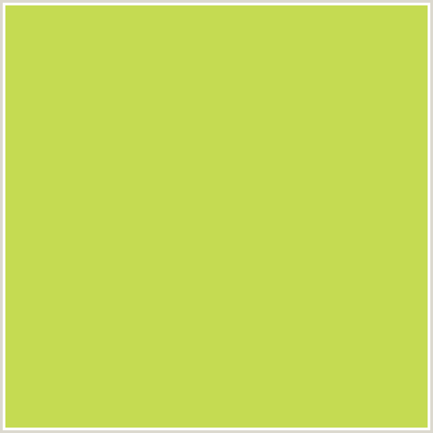 C5DB52 Hex Color Image (CONIFER, GREEN YELLOW)