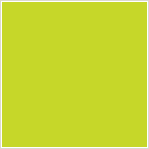 C6D729 Hex Color Image (KEY LIME PIE, YELLOW GREEN)