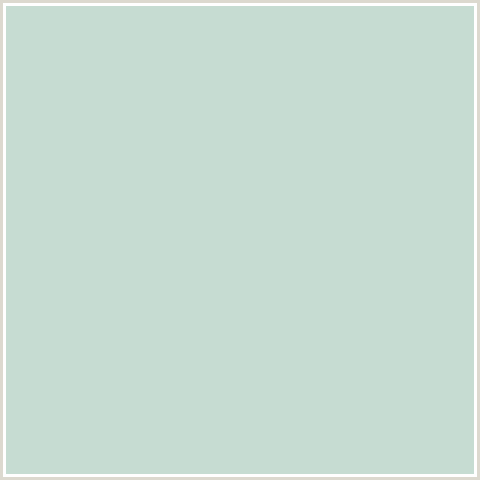 C6DCD2 Hex Color Image (GREEN BLUE, PARIS WHITE)