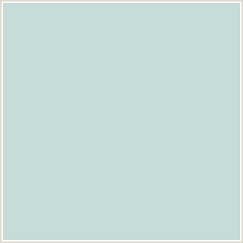 C6DCD8 Hex Color Image (BLUE GREEN, PARIS WHITE)
