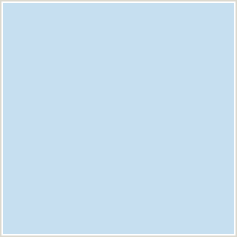C6DFF0 Hex Color Image (BLUE, SPINDLE)