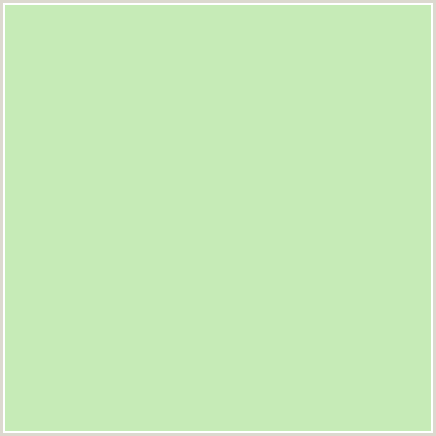 C6EBB7 Hex Color Image (GREEN, TEA GREEN)