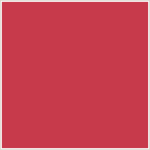 C73A4B Hex Color Image (FLUSH MAHOGANY, RED)