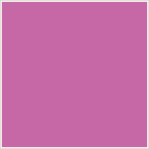 C768A6 Hex Color Image (DEEP PINK, FUCHSIA, FUSCHIA, HOPBUSH, HOT PINK, MAGENTA)