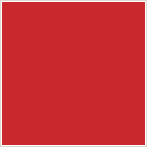C9282D Hex Color Image (BRICK RED, RED)