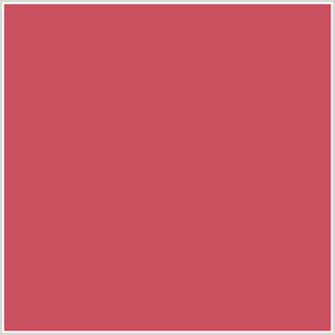 CA4F5E Hex Color Image (CHESTNUT ROSE, RED)