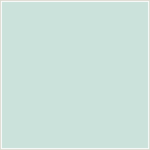 CBE2DB Hex Color Image (BLUE GREEN, EDGEWATER)