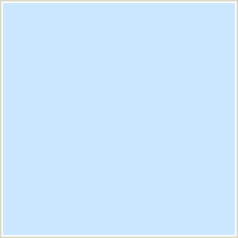 CBE7FF Hex Color Image (BLUE, ONAHAU)