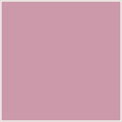 CC99AA Hex Color Image (CAREYS PINK, RED)