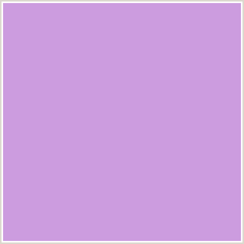 CC9CDF Hex Color Image (LAVENDAR, LIGHT WISTERIA, PURPLE, VIOLET)