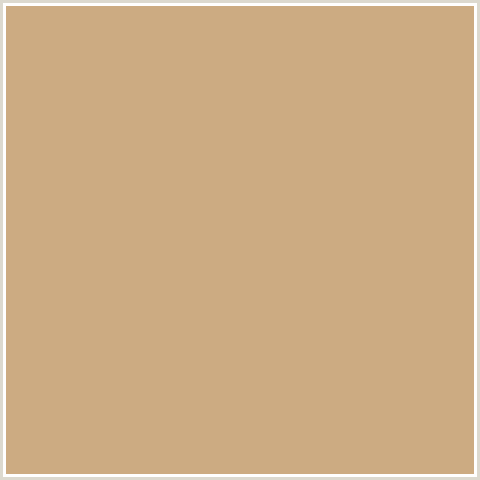 CCAB82 Hex Color Image (ORANGE, TAN)