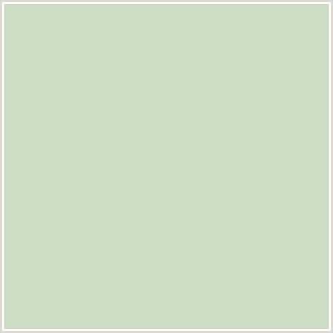 CCDBC3 Hex Color Image (GREEN, PALE LEAF)