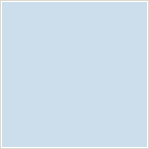 CCDDEB Hex Color Image (BLUE, PERIWINKLE GRAY)