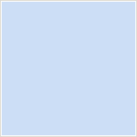 CCDEF6 Hex Color Image (BLUE, MOON RAKER)