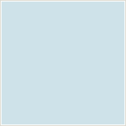 CEE2E9 Hex Color Image (BABY BLUE, BOTTICELLI, LIGHT BLUE)