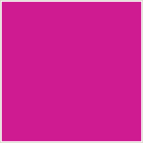 CF1B91 Hex Color Image (DEEP PINK, FUCHSIA, FUSCHIA, HOT PINK, MAGENTA, RED VIOLET)