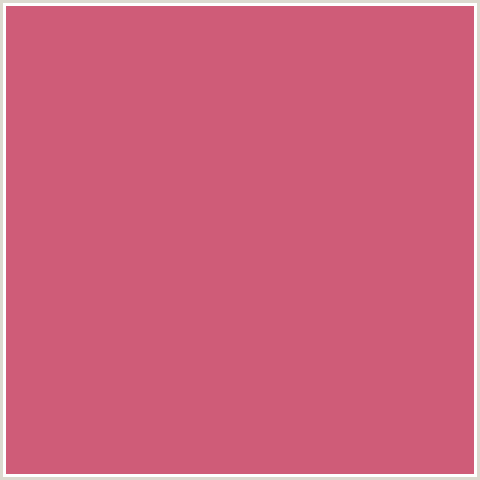 CF5C78 Hex Color Image (CHESTNUT ROSE, RED)