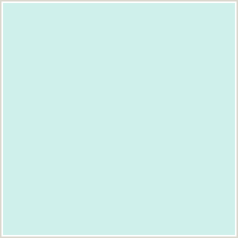 CFF0EB Hex Color Image (BLUE GREEN, ICEBERG)