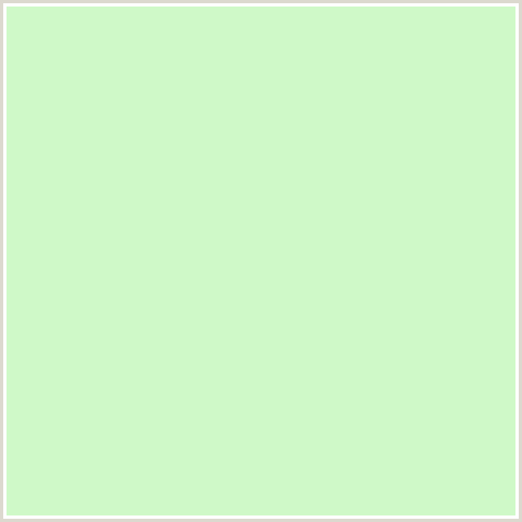 CFF9C8 Hex Color Image (GOSSIP, GREEN)